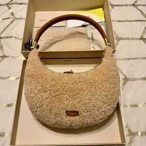 Brand new! Songmont Shearling Luna Bag - 
Amber.